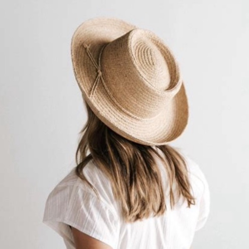 Gigi Pip Sloan Gambler Straw Hat